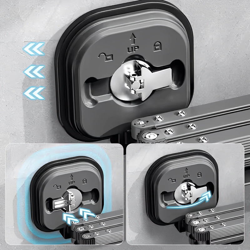 Ausziehbare Wäscheleine